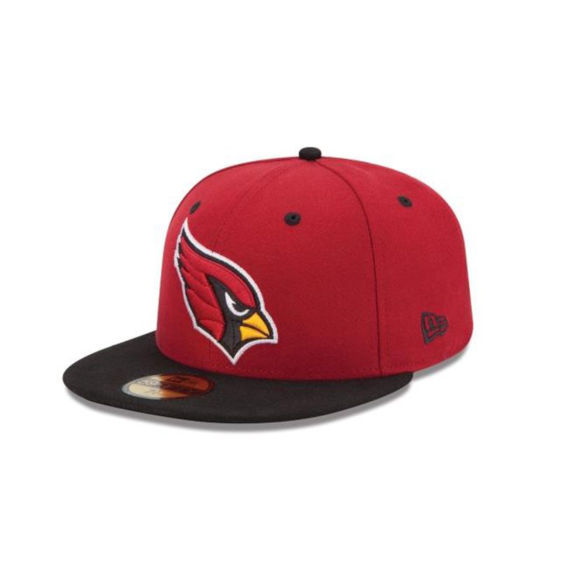 NFL Arizona Cardinals 2tone 59Fifty Fitted (JSI5761) - Red New Era Caps